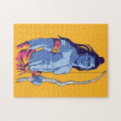 Rama Hindu Deity Legpuzzel (Horizontaal)