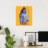 Rama Hindu Deity Poster (Thuiskantoor)