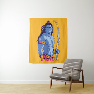 Rama Hindu Deity Wandkleed