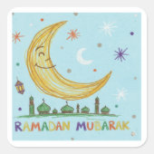 Ramadan crescent sticker (Devant)