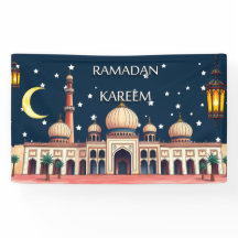 Ramadan decoratieve banner