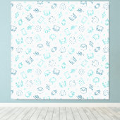 Ramadan Doodles Canvas Print (Insitu (Houten vloer))