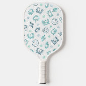 Ramadan Doodles Pickleball Racket (Achterkant)