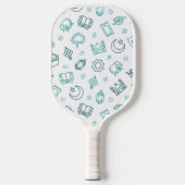 Ramadan Doodles Pickleball Racket (Voorkant)