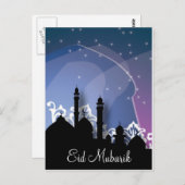 Ramadan Eid Mubarik briefkaart (Voorkant / Achterkant)
