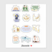 Ramadan en Eid islamitische vakantie Stickers (Vel)