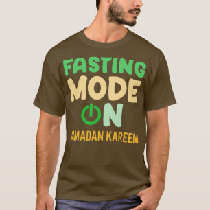 Ramadan Fasting Mode op Happy Ramadan Muslims H T-shirt