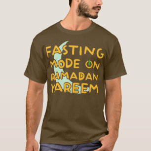 Ramadan Fasting Mode op Happy Ramadan Muslims H T-shirt