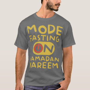 Ramadan Fasting Mode op Happy Ramadan Muslims H T-shirt