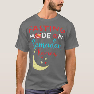 Ramadan Fasting Mode op Happy Ramadan Muslims H T-shirt