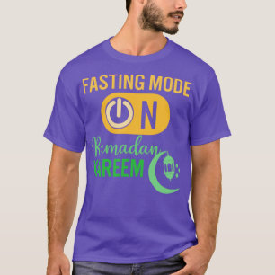 Ramadan Fasting Mode op Happy Ramadan Muslims H T-shirt