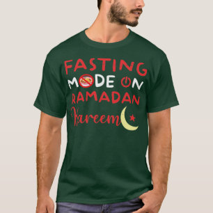Ramadan Fasting Mode op Happy Ramadan Muslims H T-shirt
