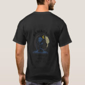 Ramadan Fasting Prayer Man Islamic Vector Graphic T-shirt (Achterkant)