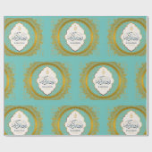 Ramadan gouden ornamentarabisch inpakpapier (Vlak)
