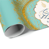 Ramadan gouden ornamentarabisch inpakpapier (Rol Hoek)