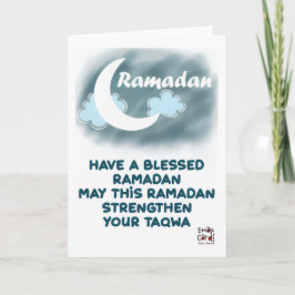 Ramadan - Holy Month Blessings Kaart