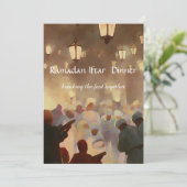 Ramadan Iftar Dinner Kaart (Staand voorkant)