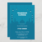 Ramadan iftar Dinner-uitnodiging Kaart (Voorkant / Achterkant)