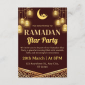 Ramadan Iftar Invitation Card (Devant)