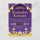 Ramadan Iftar Invitation Card (Devant)