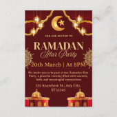 Ramadan Iftar Invitation Card (Devant)