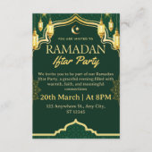 Ramadan Iftar Invitation Card (Devant)