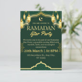 Ramadan Iftar Invitation Card Kaart (Staand voorkant)