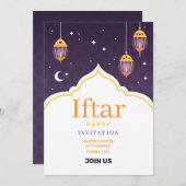 Ramadan Iftar Invitation Kaart (Voorkant / Achterkant)