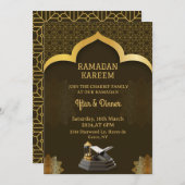 ramadan iftar party 2025 invitation (Devant / Derrière)