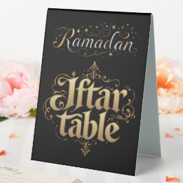 Ramadan Iftar tafel