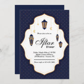 Ramadan Iftar-uitnodiging Kaart (Voorkant / Achterkant)