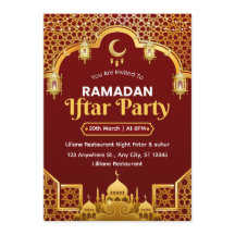 Ramadan Iftar Uitnodigingskaart