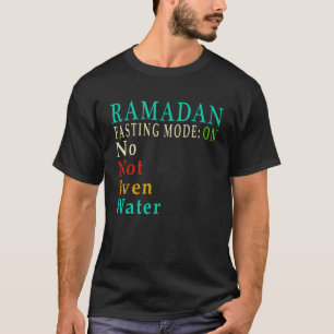 Ramadan is niet eens de watermoslims Mannen T-shirt