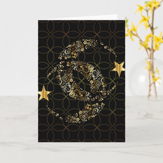 Ramadan Kaart (Gele Bloem)