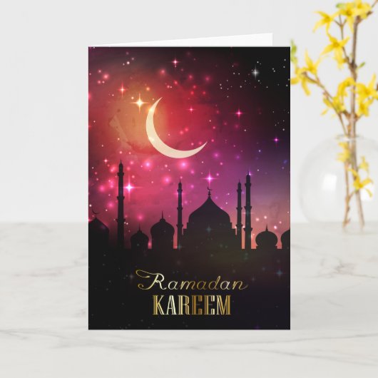 Ramadan Kaart (Gele Bloem)