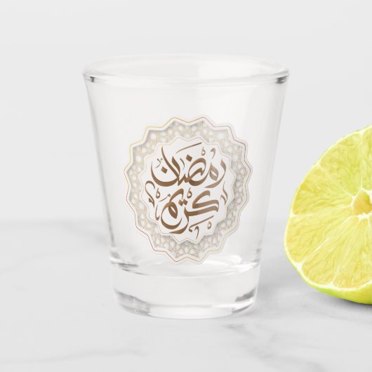 Ramadan Kareem رمضنكر ي ما Shot Glas (Voorkant)