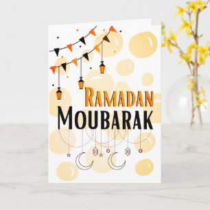 Ramadan Kareem Carte de vacances personnalisable