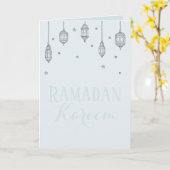Ramadan Kareem Carte de voeux, carte cadeau (Fleur jaune)