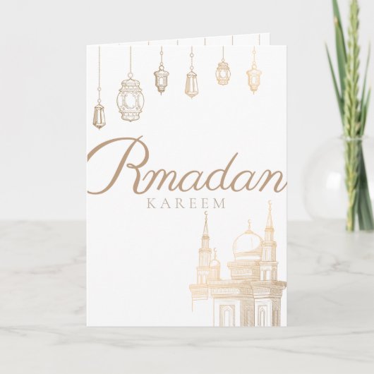 Ramadan Kareem Carte de voeux, carte cadeau (Devant)