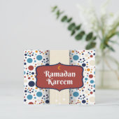 Ramadan Kareem Crescent Briefkaart (Staand voorkant)