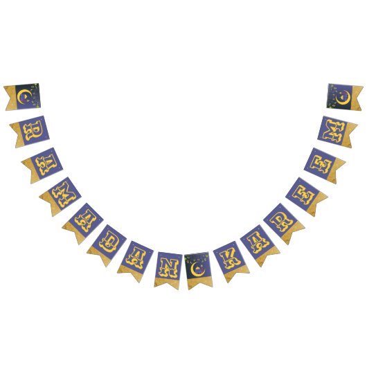 Ramadan Kareem Décor Bannière Drapeaux de Bunting (Tout)