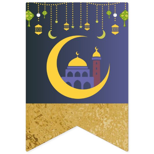 Ramadan Kareem Décor Bannière Drapeaux de Bunting (Premier drapeau)