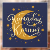 Ramadan Kareem Eid Bedrijfs- of Huisraamsticker Raamsticker (Vel 2)