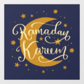 Ramadan Kareem Eid Bedrijfs- of Huisraamsticker Raamsticker (Vel)