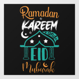 Ramadan Kareem Eid Mubarak Raamsticker