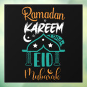Ramadan Kareem Eid Mubarak Raamsticker (Vel 3)