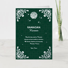 Ramadan Kareem Elegant Islamic Ramadan Party Decor Folie Wenskaart