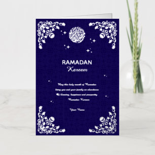 Ramadan Kareem Elegante Islamitische Ramadan Feest Folie Wenskaart