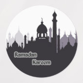 ramadan kareem étiquettes (Design 1)