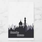 ramadan kareem étiquettes (Étiquettes simples)
